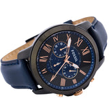 Fossil Grant Chronograph Black and Blue Dial Men's Watch FS5061