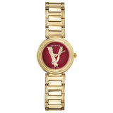 Versace Virtus Gold Mini Red Dial Women's Watch VET300321 - Big Daddy Watches