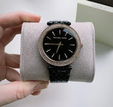 Michael Kors Darci Crystal Paved Black Dial Ladies Watch MK3407