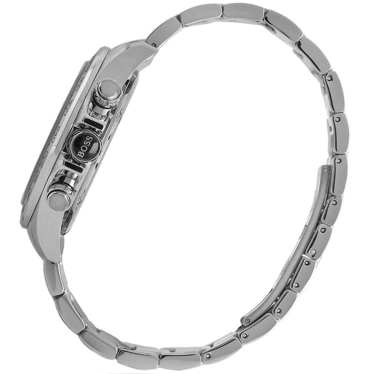 Hugo Boss Ikon Chronograph Blue Dial Silver Steel Strap Men's Watch - 1512963 1512963 - Image 3