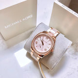 Michael Kors Bryn Rose Dial Rose Gold-tone Ladies Watch MK6135