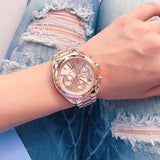 Michael Kors Bradshaw Chronograph Dial Ladies Watch MK5503 Water resistance: 100 meters / 330 feet Movement: Quartz