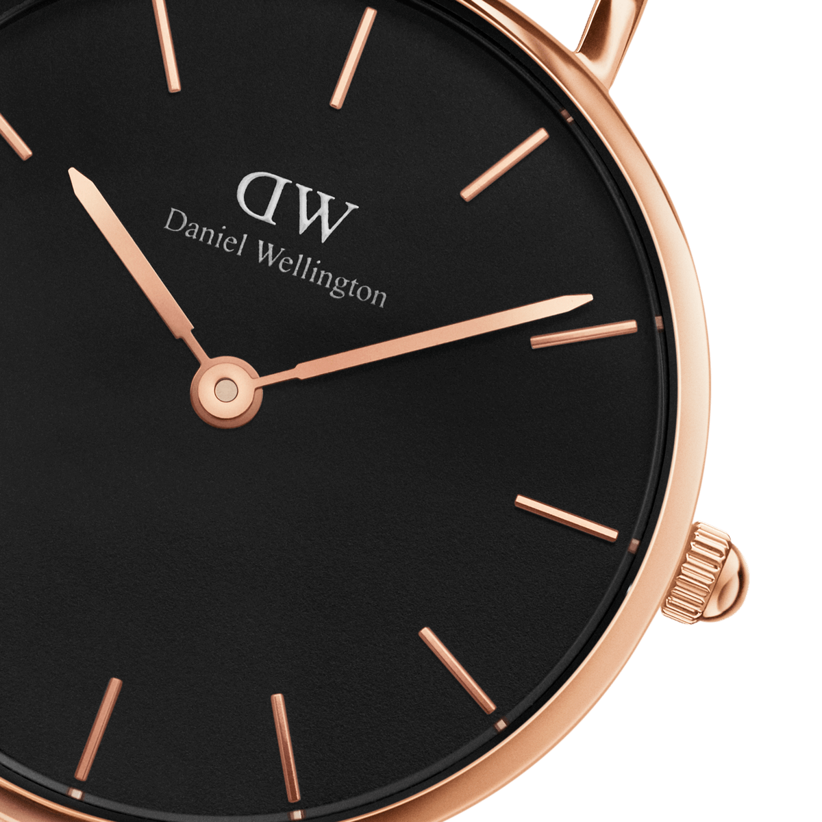 Daniel Wellington Petite Bristol 28mm Black Dial Brown Genuine Leather Women's Watch - DW00100221