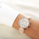 Michael Kors Parker Chronograph Dial Ladies Watch MK5491 Water resistance: 50 meters / 165 feet  Movement: Quartz