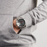 Diesel Mega Chief DZ4308 316L Silver-tone stainless Steel 10ATM (100m) water resistant 4 Time zones (GMT)