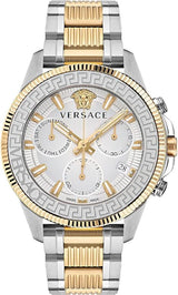 Versace Greca Action Chronograph Two-Tone Men's Watch VE3J00522 - Big Daddy Watches