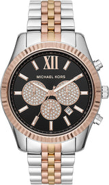 Michael Kors Lexington Tri Tone Men's Watch  MK8714 - Big Daddy Watches