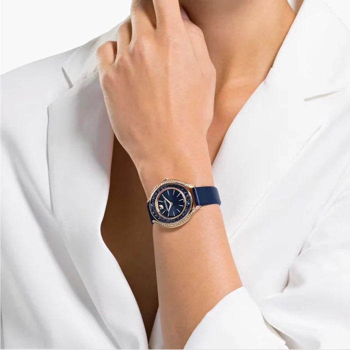 Swarovski Crystalline Aura Rose Gold Women's Watch - 5519447
