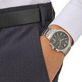 Emporio Armani Chronograph Black Dial Two-Tone Men's Watch AR11165