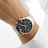 Emporio Armani Giovanni Chronograph Black Dial Men's Watch AR11208