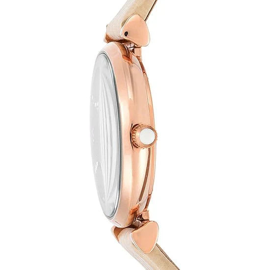 Emporio Armani Retro Warm Grey Dial Women's Watch - AR1681