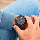 Emporio Armani Classic Gunmetal Chronograph Dial Men's Watch AR1979