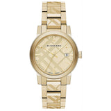 Burberry Men’s Swiss Made Stainless Steel Gold Dial Men's Watch  BU9038 - Big Daddy Watches