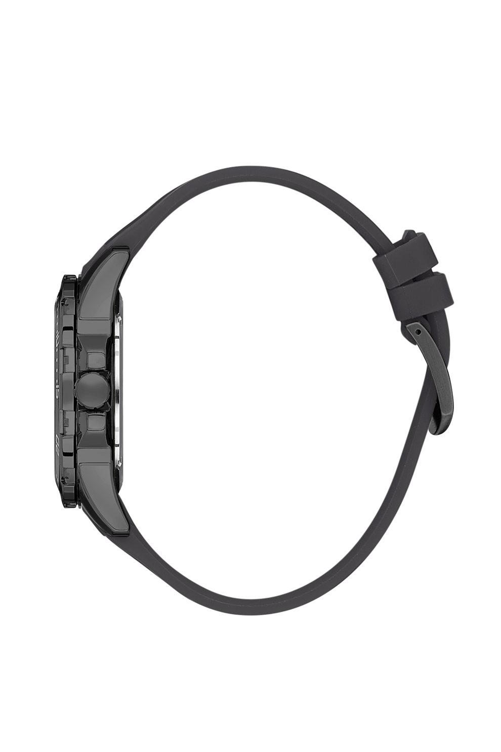 Daniel Klein Premium Day Date Black Dial and Silicone Watch - DK.1.13911-5