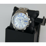 Diesel Mega Chief Chrono Silver Watch DZ4477