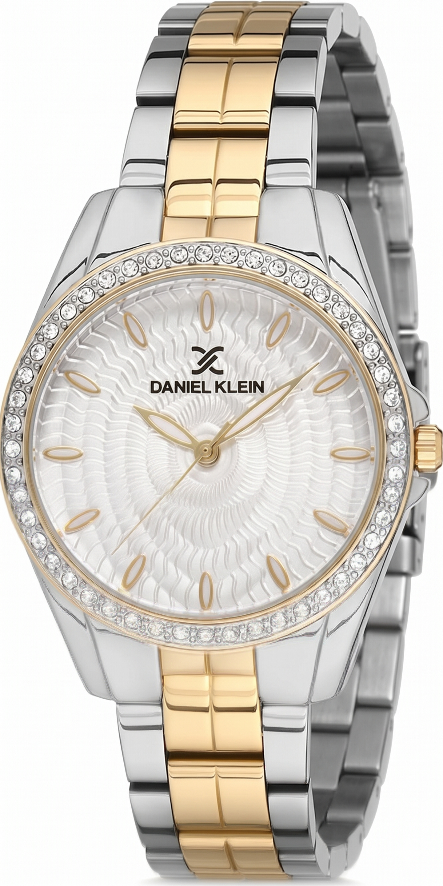 Daniel Klein Elite Classic White Dial Two-Tone Women's Watch - DK.1.13011-5