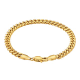 Big Daddy 5mm Cuban Link Gold Bracelet