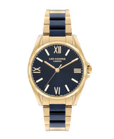 Lee Cooper Women's 34 MM Gold Analog Navy Blue Dial Watch – LC07873.270