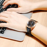 Marc Jacobs Womens 'Mandy' Quartz Stainless Steel and Leather Watch MJ1565