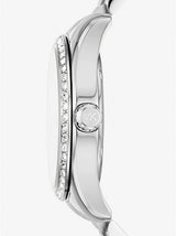 Michael Kors Lexington Crystals Mother of Pearl White Dial Silver Steel Strap Watch for Women - MK1087 mk1087 - Image 2