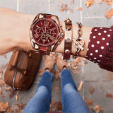 Michael Kors Bradshaw Burgundy Women's Watch MK6270
