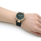 Michael Kors Parker Chronograph Quartz Crystal Green Dial Ladies Watch MK6985