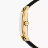 Michael Kors Monroe Three Hand Black Dial Black Leather Strap Watch for Women - MKO1027 mk01027 - Image 2