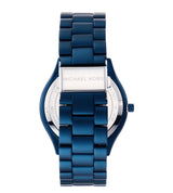 Michael Kors Slim Runway Navy Blue Unisex Watch MK4503 - Big Daddy Watches #3