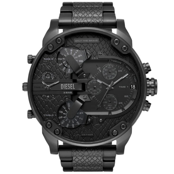 Diesel Mr. Daddy 2.0 Chronograph Multifunction Black-Tone Mens Watch DZ7468