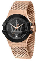Maserati Potenza Rose Gold Mesh Bracelet   R8853108009 - Big Daddy Watches