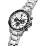 Maserati Sfida Chronograph Quartz White Dial Men's Watch R8873640003