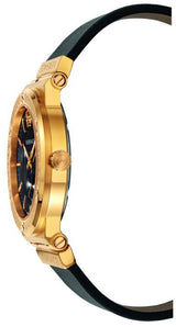 Versace Greca Black Leather Men's Watch VEVI00220 - Big Daddy Watches #2