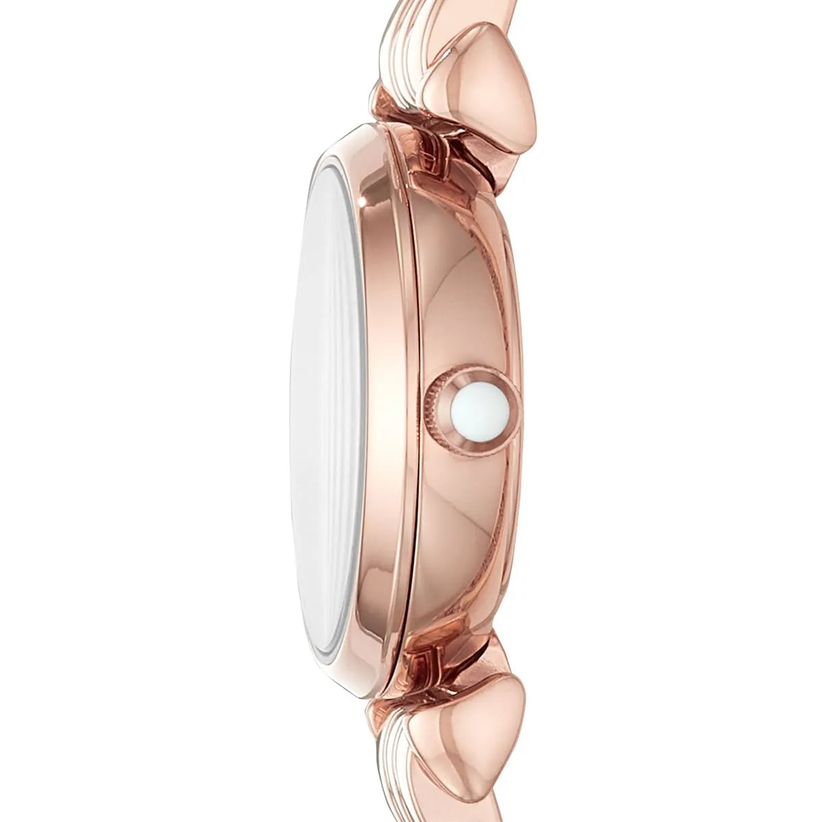 Emporio Armani Gianni T-Bar Quartz Rose Gold Women's Watch - AR11266