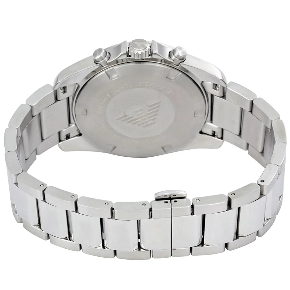 Emporio Armani Tazio Large Chronograph Silver Men's Watch - AR6091