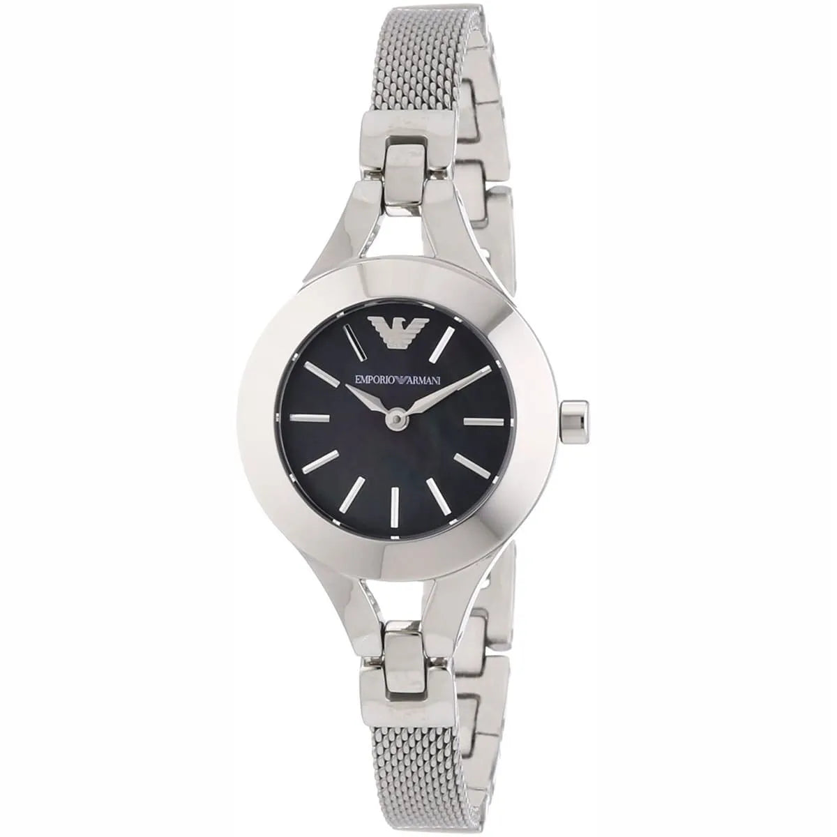 Emporio Armani Chiara Mesh/Milanese Bracelet Silver Women's Watch - AR7328
