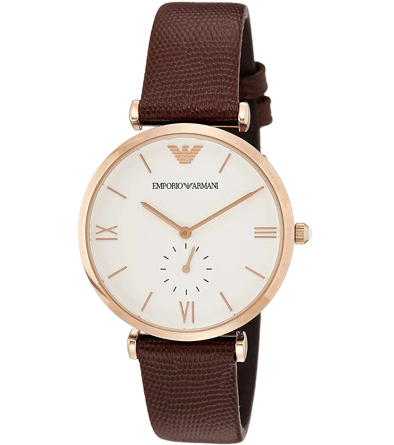 Emporio Armani Gianni T-Bar Rose Gold Men's Watch AR9042 (Different Strap)