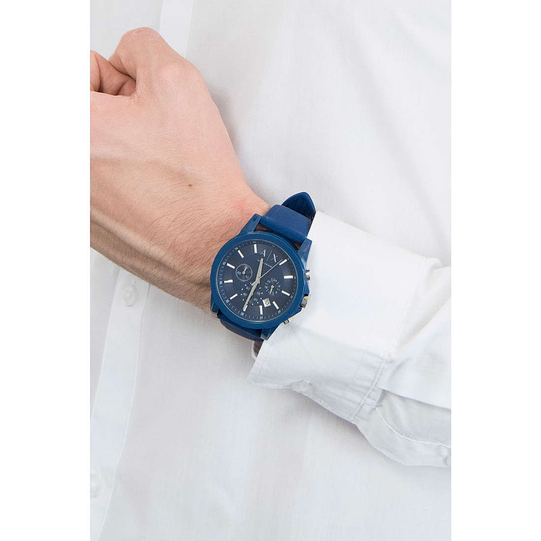 Armani Exchange Active Blue Dial Menβs Watch AX1327 - Watch