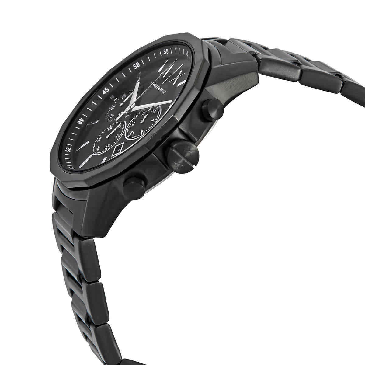 Armani Exchange Banks Chronograph Quartz Black Dial Menβs Watch AX1722 - Watch
