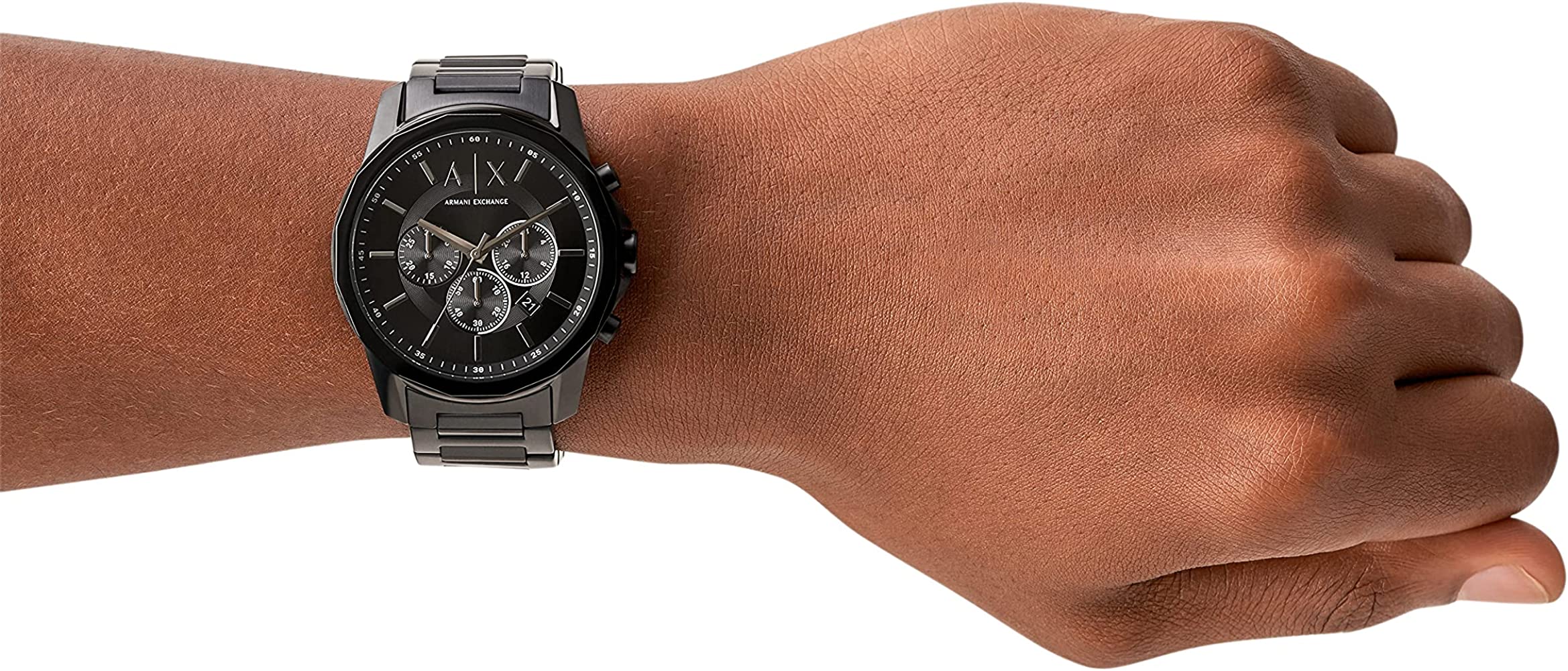 Armani Exchange Banks Chronograph Quartz Black Dial Menβs Watch AX1722 - Watch