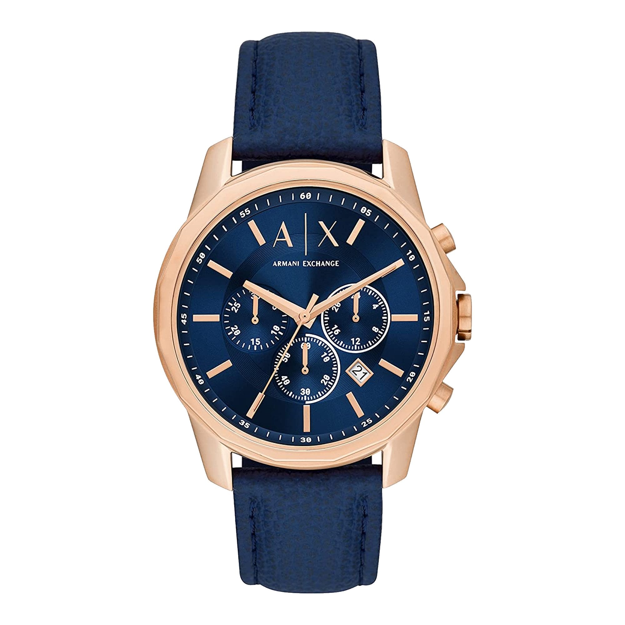 Armani Exchange Banks Chronograph Quartz Blue Dial Menβs Watch AX1723 - Watch