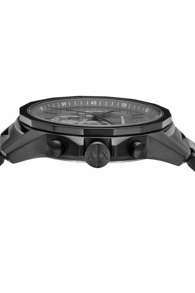 Armani Exchange Chronograph Black Stainless Steel Menβs Watch AX7140 - Watch
