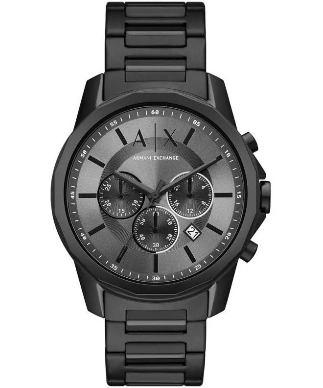 Armani Exchange Chronograph Black Stainless Steel Menβs Watch AX7140 - Watch