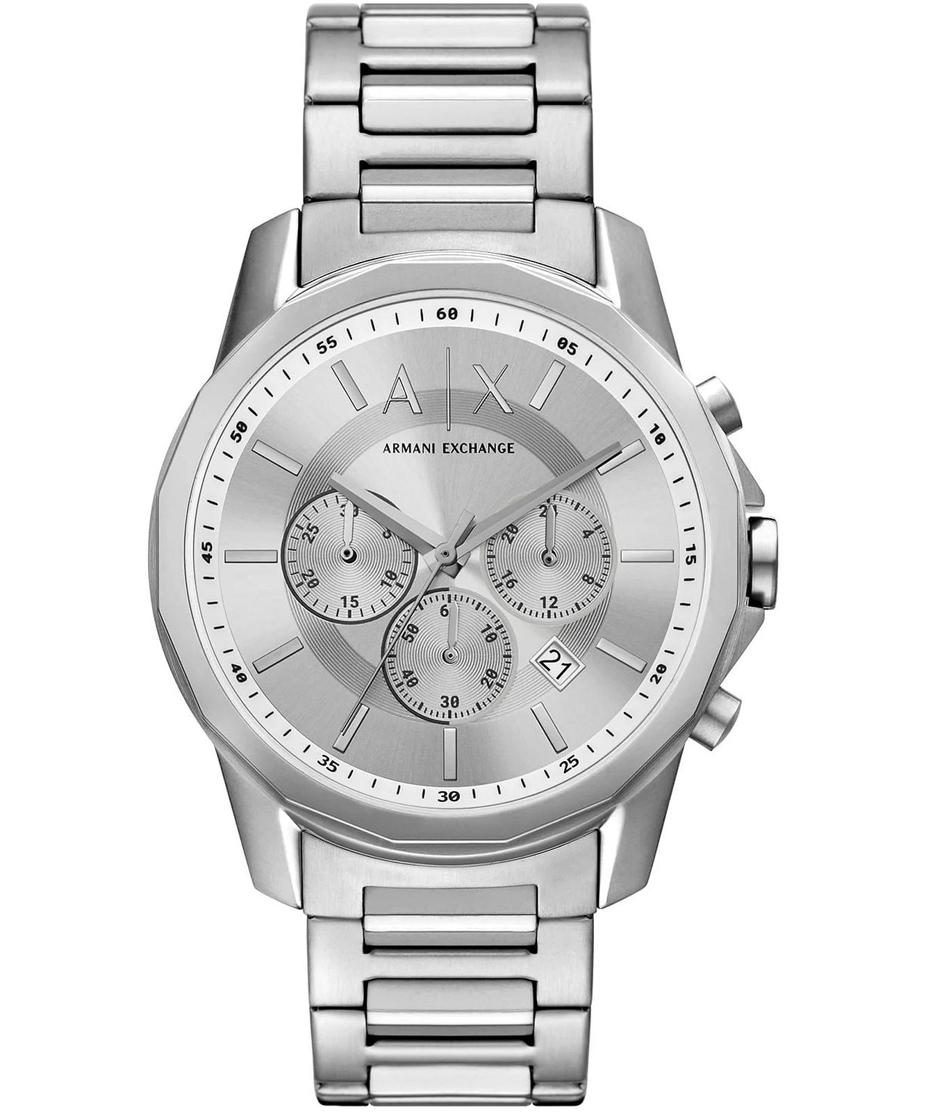 Armani Exchange Grey Chronograph Men's Watch - AX7141