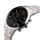 Emporio Armani Chronograph Black Dial Two-Tone Men's Watch AR11165