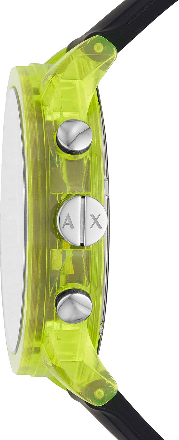 Armani Exchange Outer Banks Chronograph Black & Green Watch - AX1337
