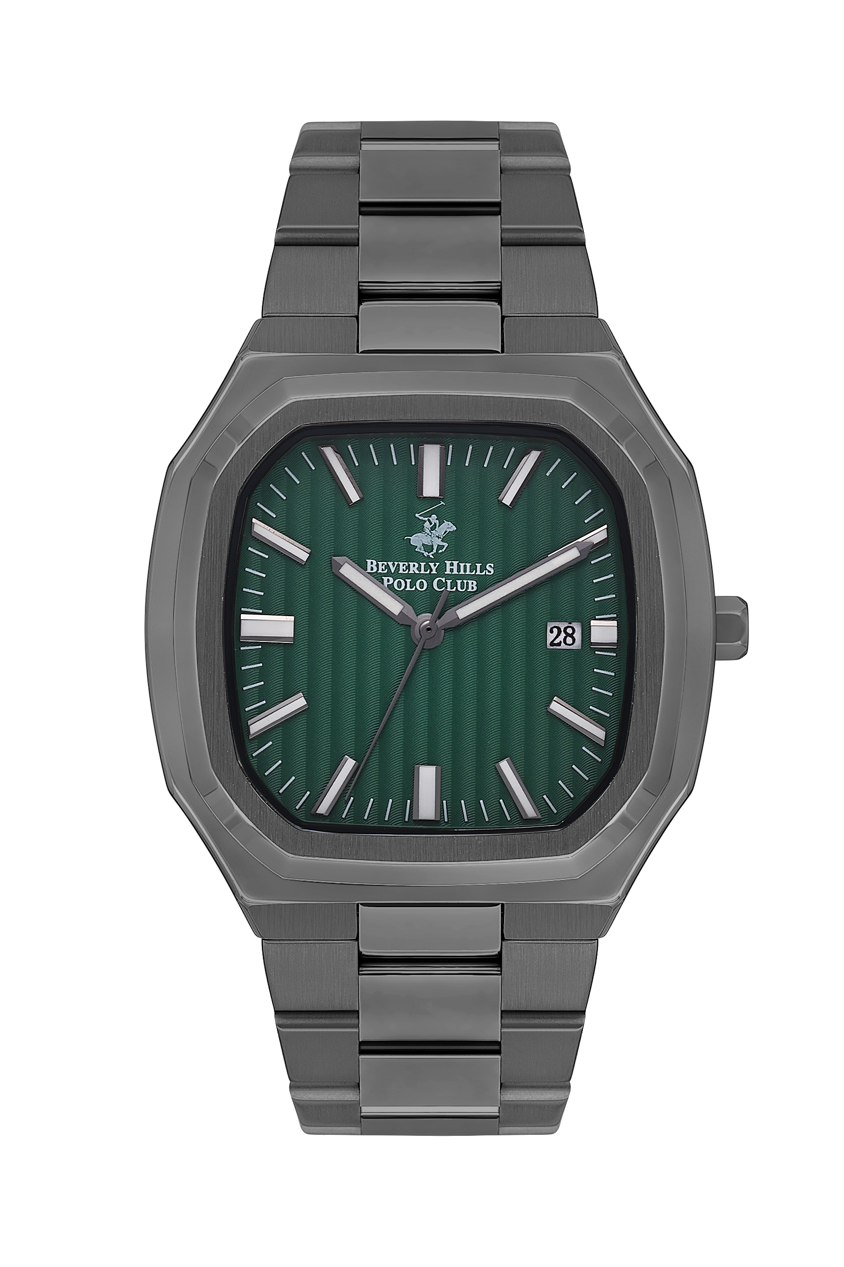 BEVERLY HILLS POLO CLUB Men’s Analog Green Dial Watch – BP3547X.070 - Watch