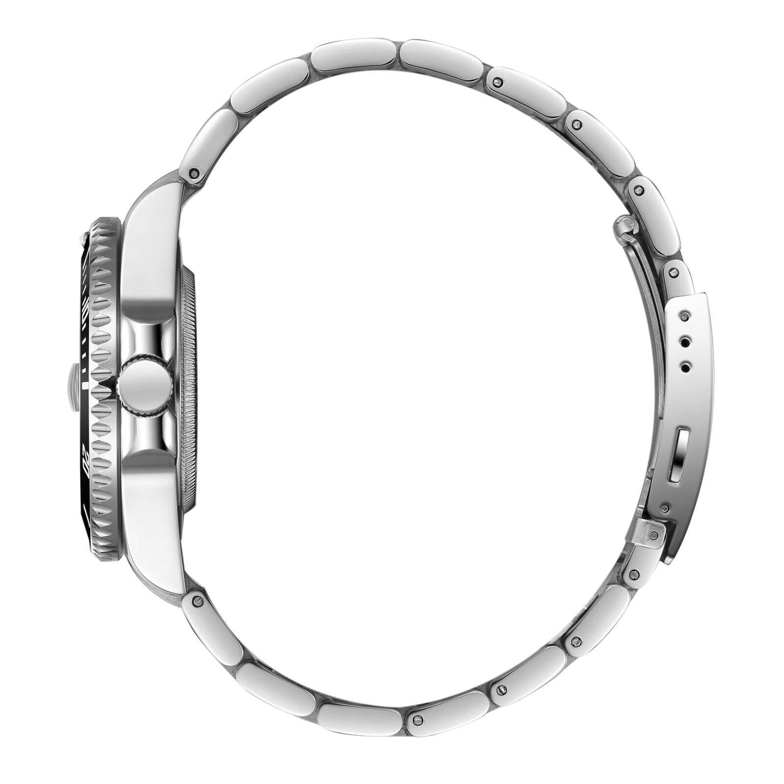 Beverly Hills Polo Club Metallic Stainless Steel Men's Watch - BP3791X.350