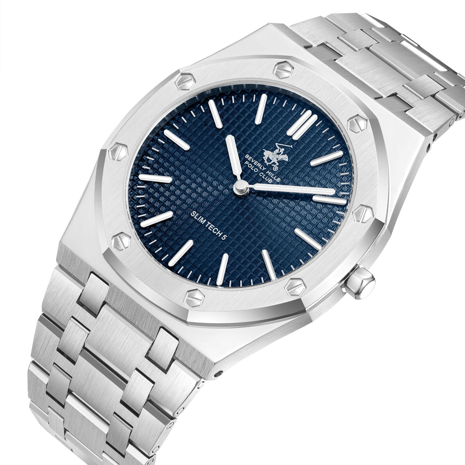 Beverly Hills Polo Club Silver Men's Watch - BP3825X.390 BP3825X.390 - Image 2