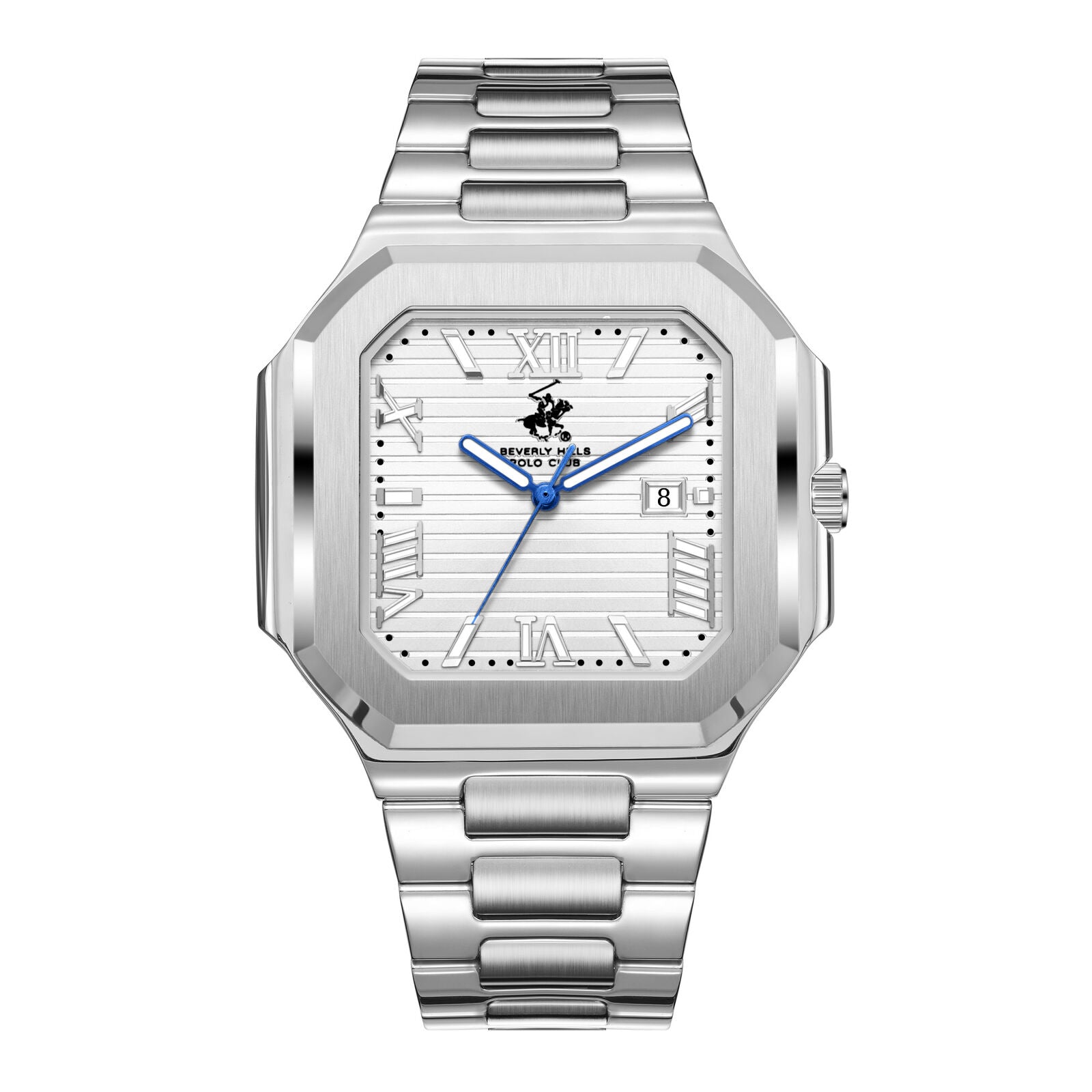 Beverly Hills Polo Club Silver Men's Watch - BP3845X.330