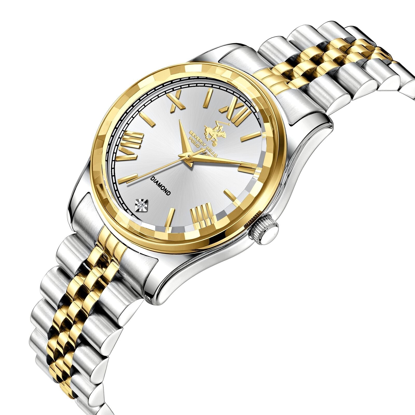 Beverly Hills Polo Club Two tone Stainless Steel Ladies Watch - BP3808C.220